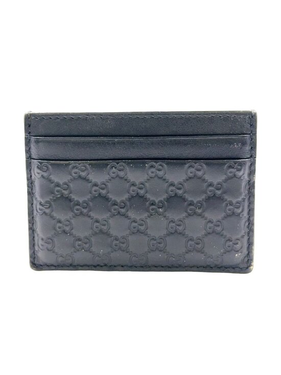 Gucci Microguccissima Leather Card Case Black Gucci Micro Guccissima Leather Black Card Case